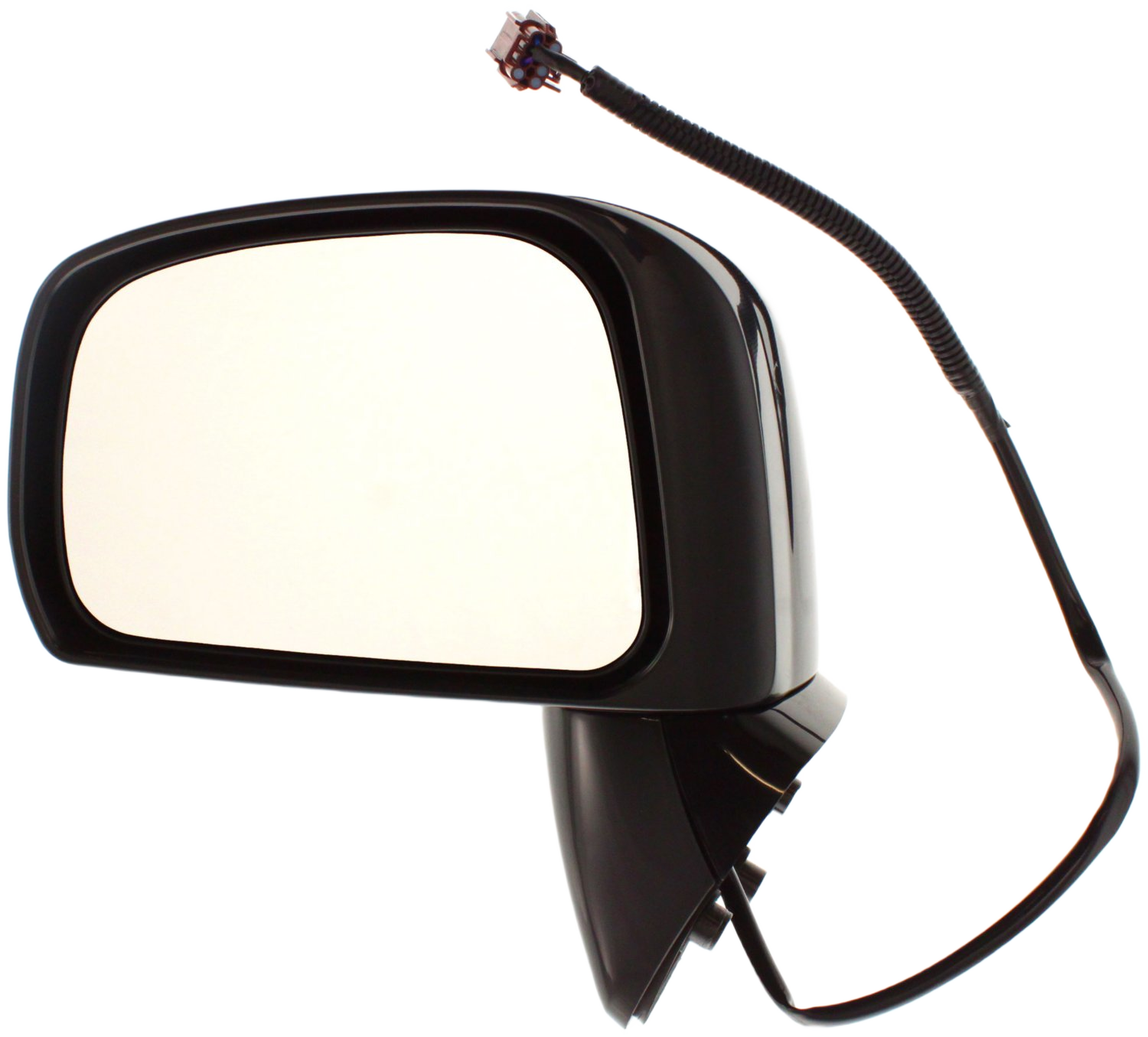 AM VERSA 07-12 MIRROR LH Power Manual Folding Non Heated Paintable Hatchback Sedan 08-11 S SL Model SKU NS80EL Partslink NI1320200 OEM 96302EL12B