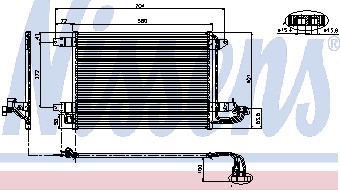 AM JETTA 05-06 A C CONDENSER Aluminum Aluminum 580 cm. x 401 cm. x 16 cm. SKU NSS94684 OEM 1K0820411Q