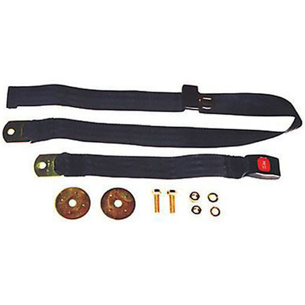 AM 60 Inch Front Rear Lap Seat Belt 41-95 Jeep CJ Wrangler YJ SKU O321320204