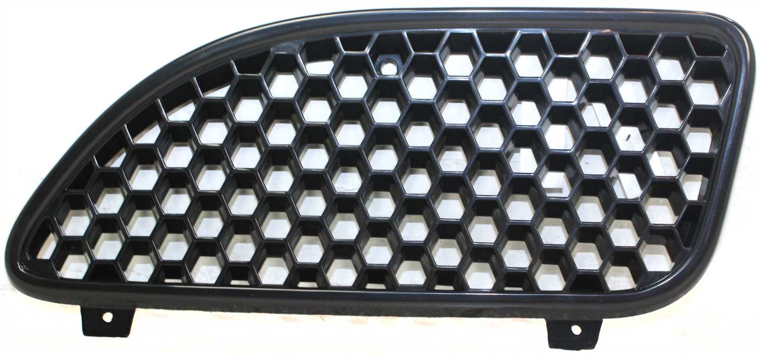 AM GRAND AM 02-05 GRILLE LH Black Shell and Insert SE Model SKU P070306 Partslink GM1200479 OEM 22690981