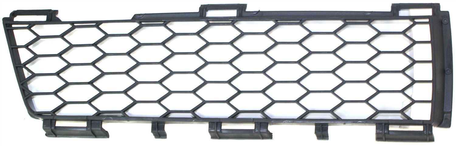 AM VIBE 03-04 FRONT BUMPER GRILLE LH Textured Black SKU P070314 Partslink GM1200492 OEM 88969809