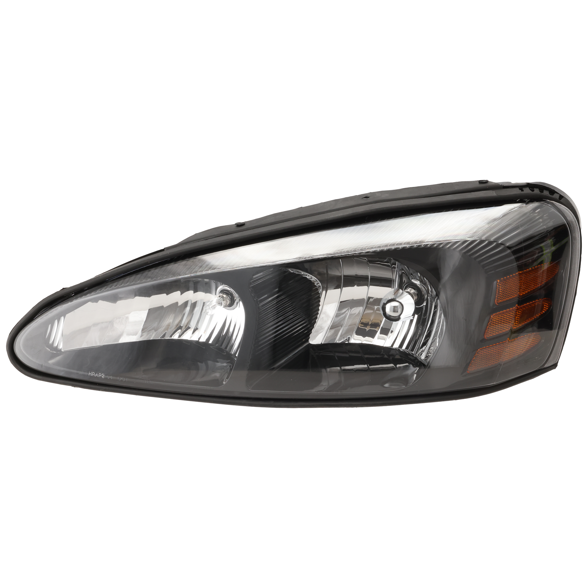 AM GRAND PRIX 04-08 HEAD LAMP LH Assembly Halogen SKU P100104 Partslink GM2502227 OEM 25851404