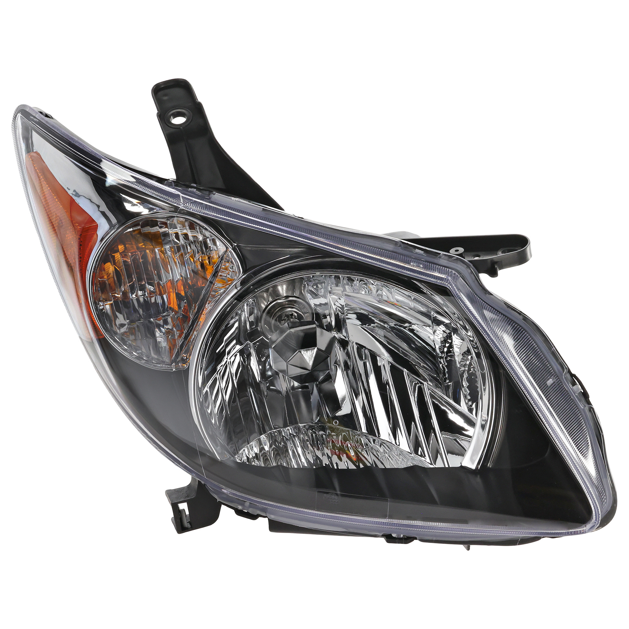 AM VIBE 03-04 HEAD LAMP RH Assembly Halogen Black Interior SKU P100105 Partslink GM2503238 OEM 88969942
