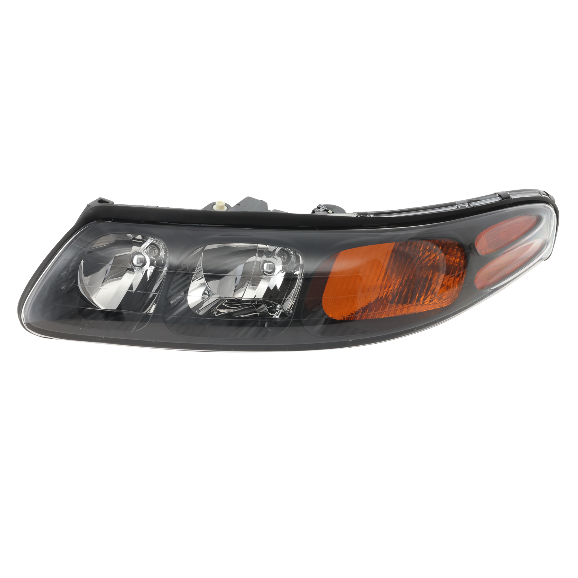 AM BONNEVILLE 00-04 HEAD LAMP LH Assembly Halogen SE SLE SSEi Models To 9-1-03 SKU P100108 Partslink GM2502215 OEM 19245099
