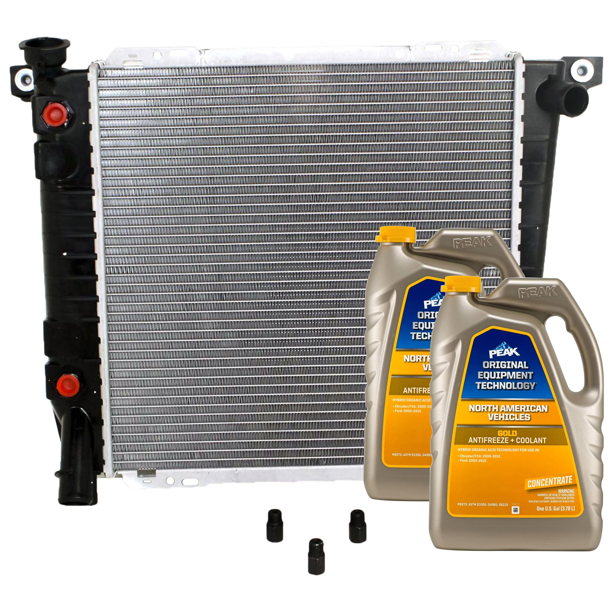 AM EXPLORER 91-94 RANGER 90-94 RADIATOR 3 pc Kit includes Coolant Antifreeze SKU P1164-86-734GOEM 2