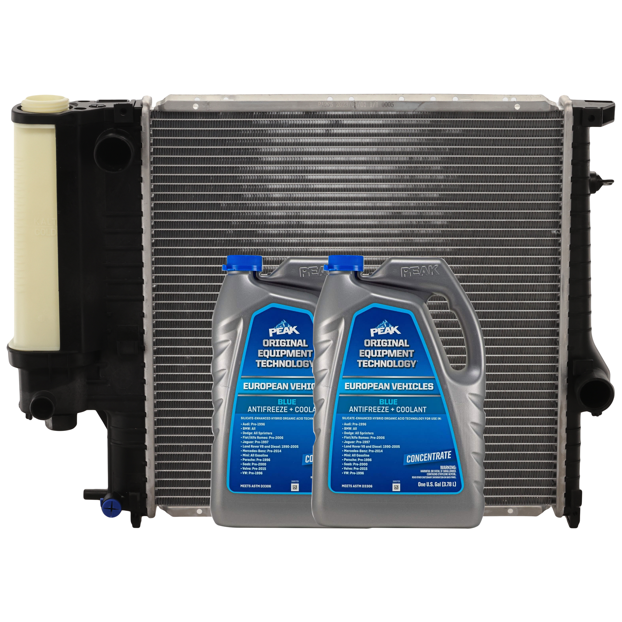 AM 3 SERIES 91-99 Z3-96-98 RADIATOR 3 pc Kit includes Coolant Antifreeze SKU P1295-86-314BOEME 2