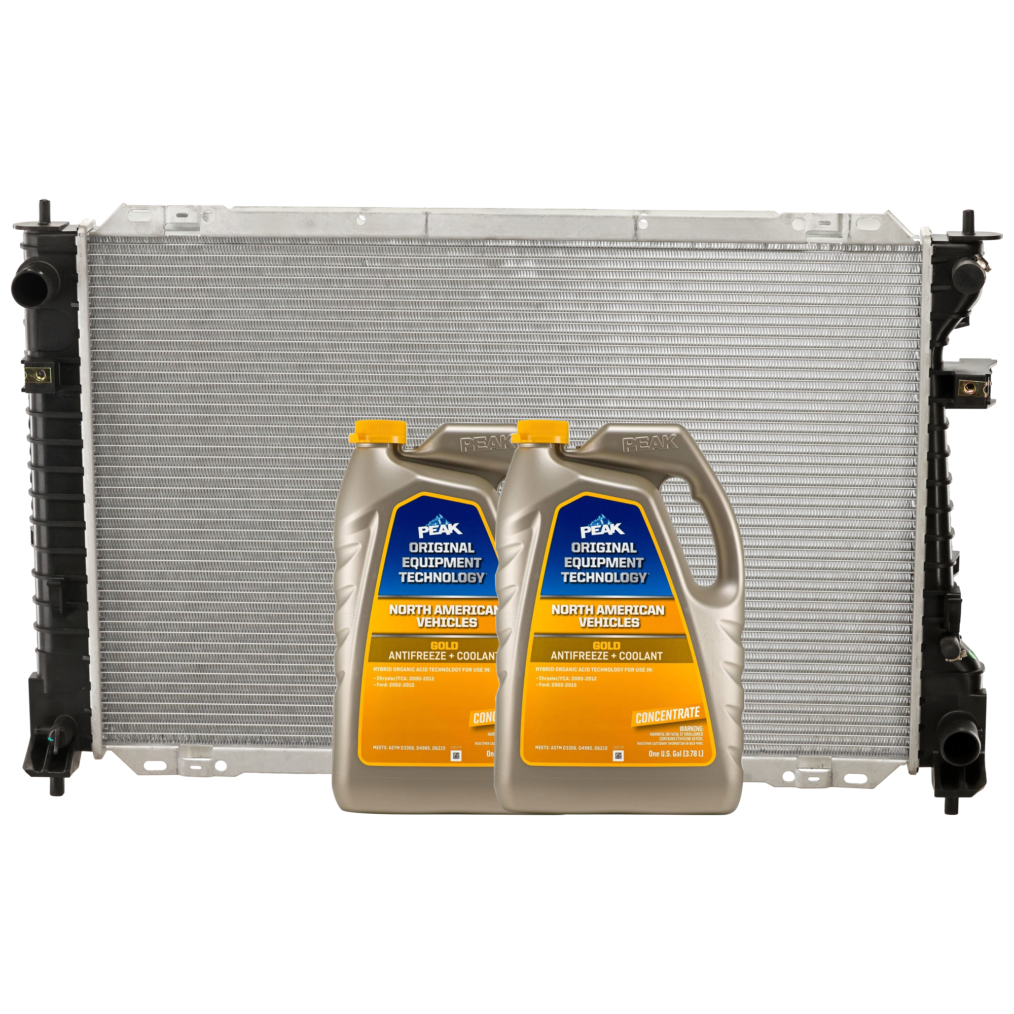 AM ESCAPE MARINER 08-10 RADIATOR 3 pc Kit includes Coolant Antifreeze SKU P13040-86-734GOEM 2