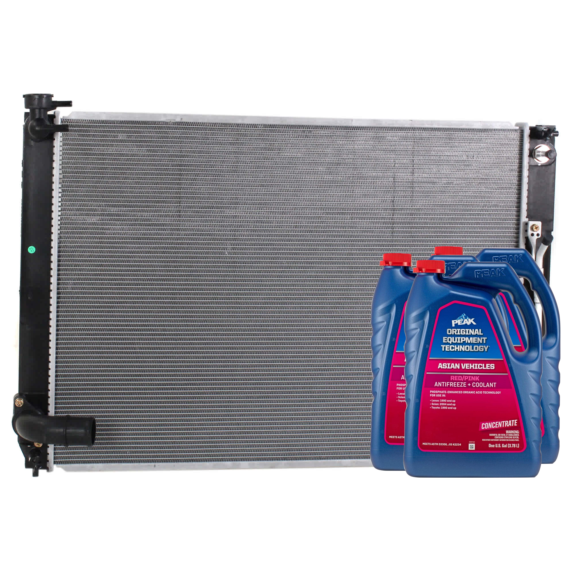 AM SIENNA 07-10 RADIATOR 4 pc Kit includes Coolant Antifreeze SKU P13076-86-174POEM 3
