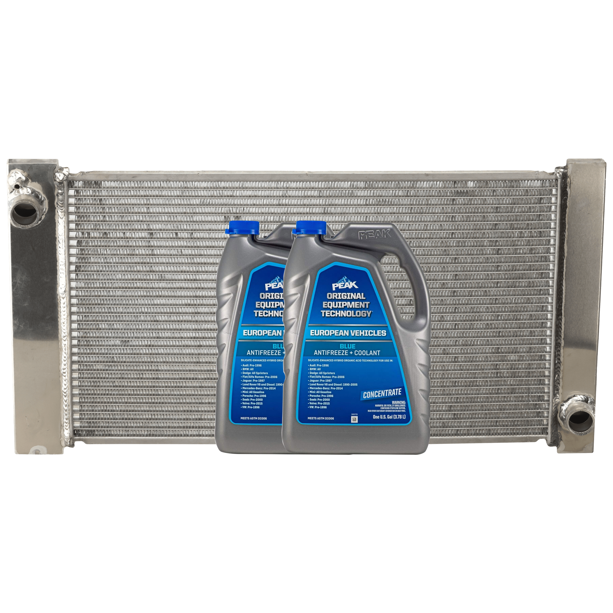 AM COOPER 08-16 RADIATOR 3 pc Kit includes Coolant Antifreeze SKU P13168-86-314BOEME 2