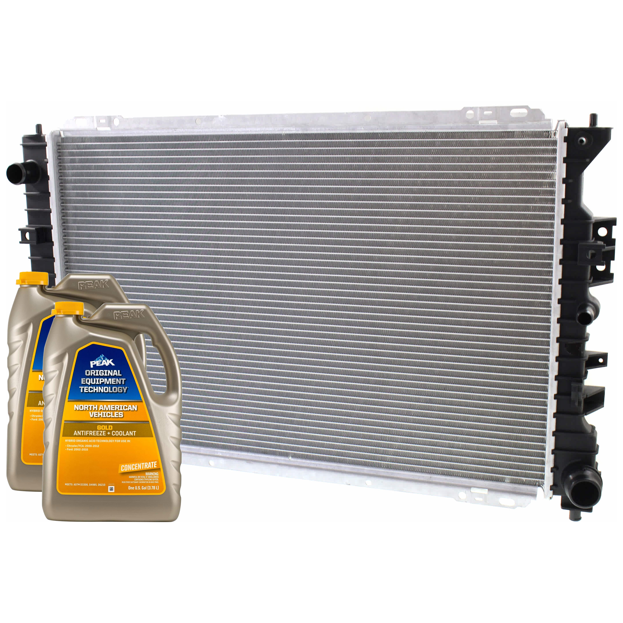 AM ESCAPE MARINER TRIBUTE 09-10 RADIATOR 3 pc Kit includes Coolant Antifreeze SKU P13209-86-734GOEM 2