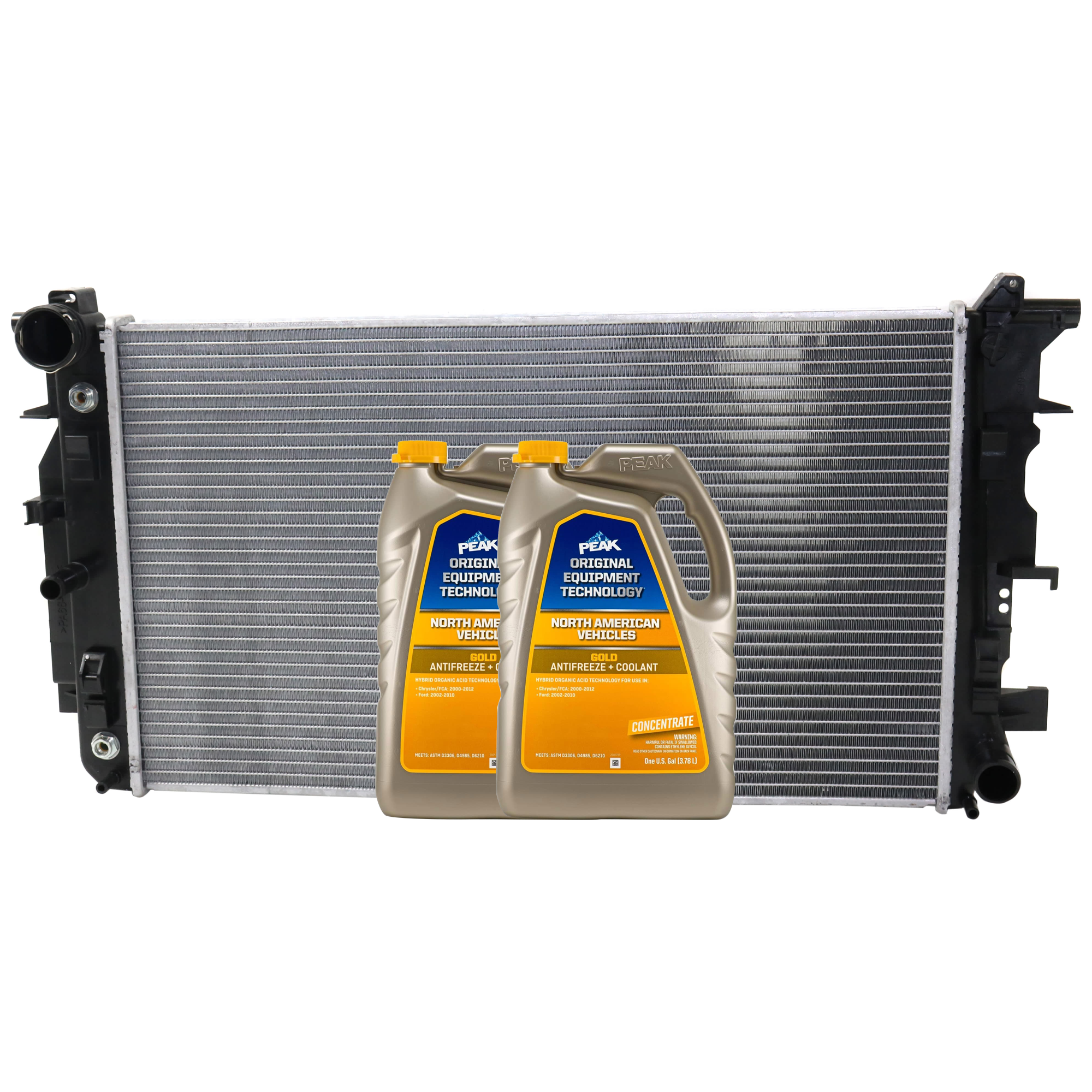 AM SPRINTER 2500-3500-07-08 RADIATOR 3 pc Kit includes Coolant Antifreeze SKU P13318-86-734GOEM 2
