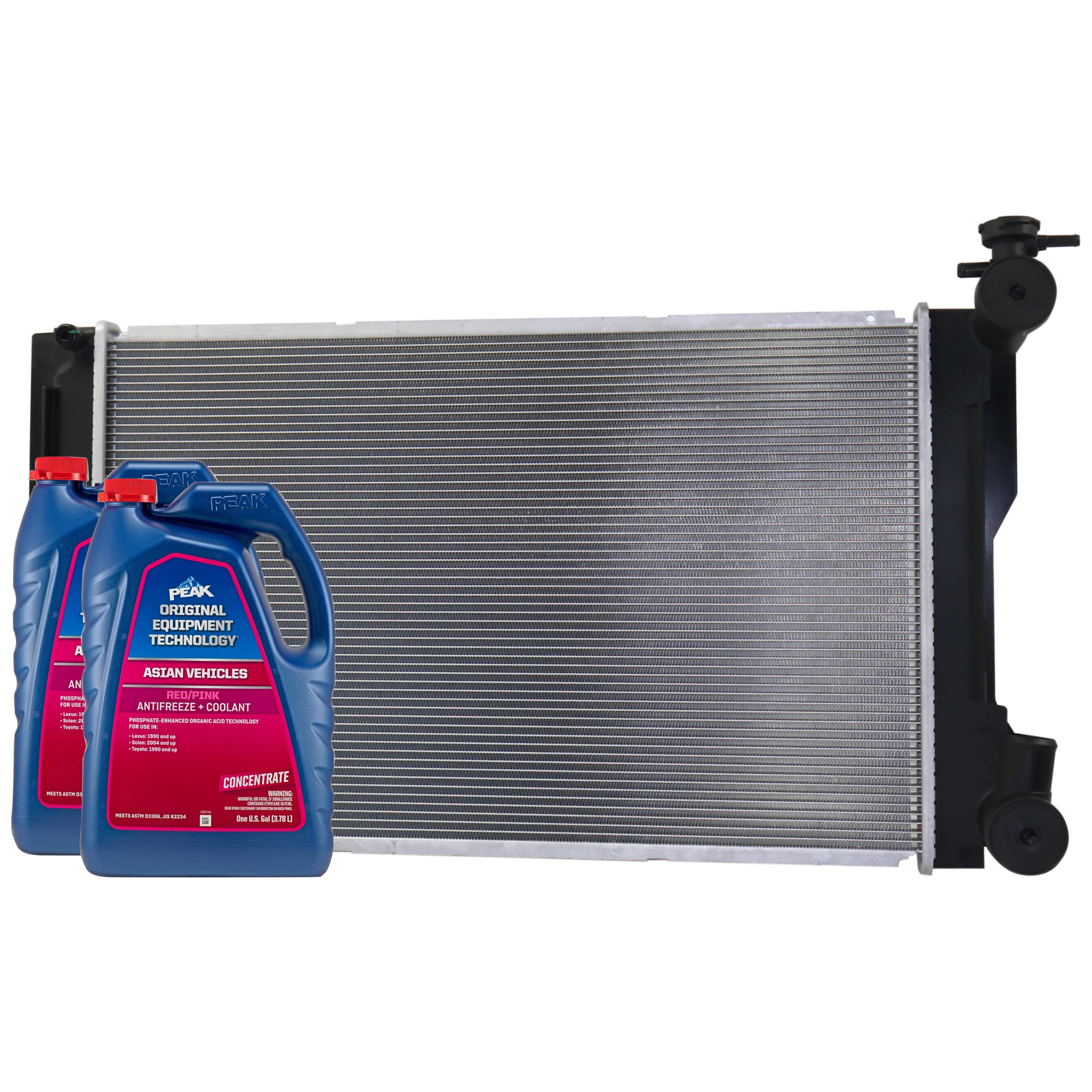 AM COROLLA 17-17 MATRIX 09-13 RADIATOR Kit with Coolant Antifreeze SKU P13429-86-174POEM 2