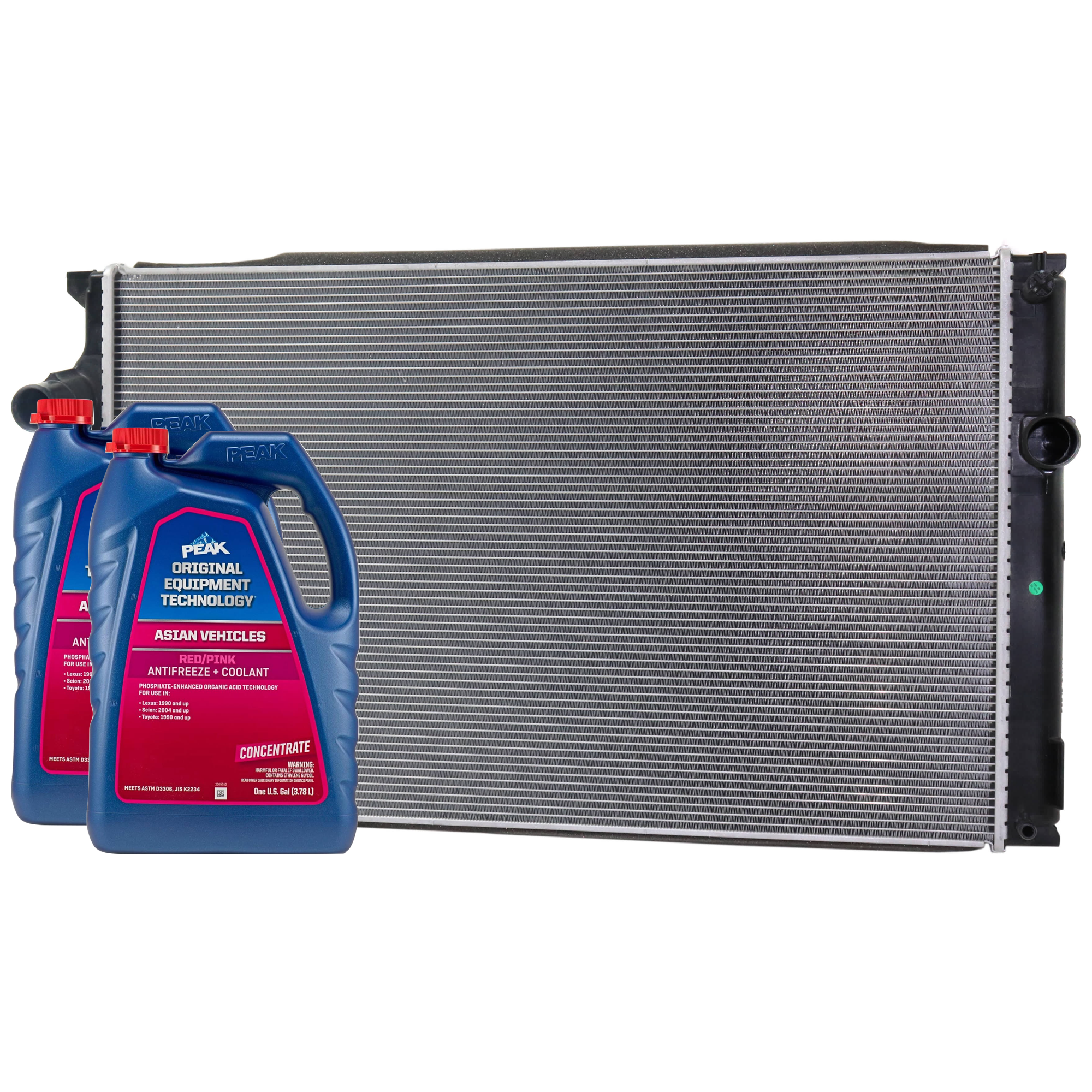 AM NX200T 15-17 NX300-18-21 RADIATOR 3 pc kit includes Coolant Antifreeze SKU P13514-86-174POEM 2