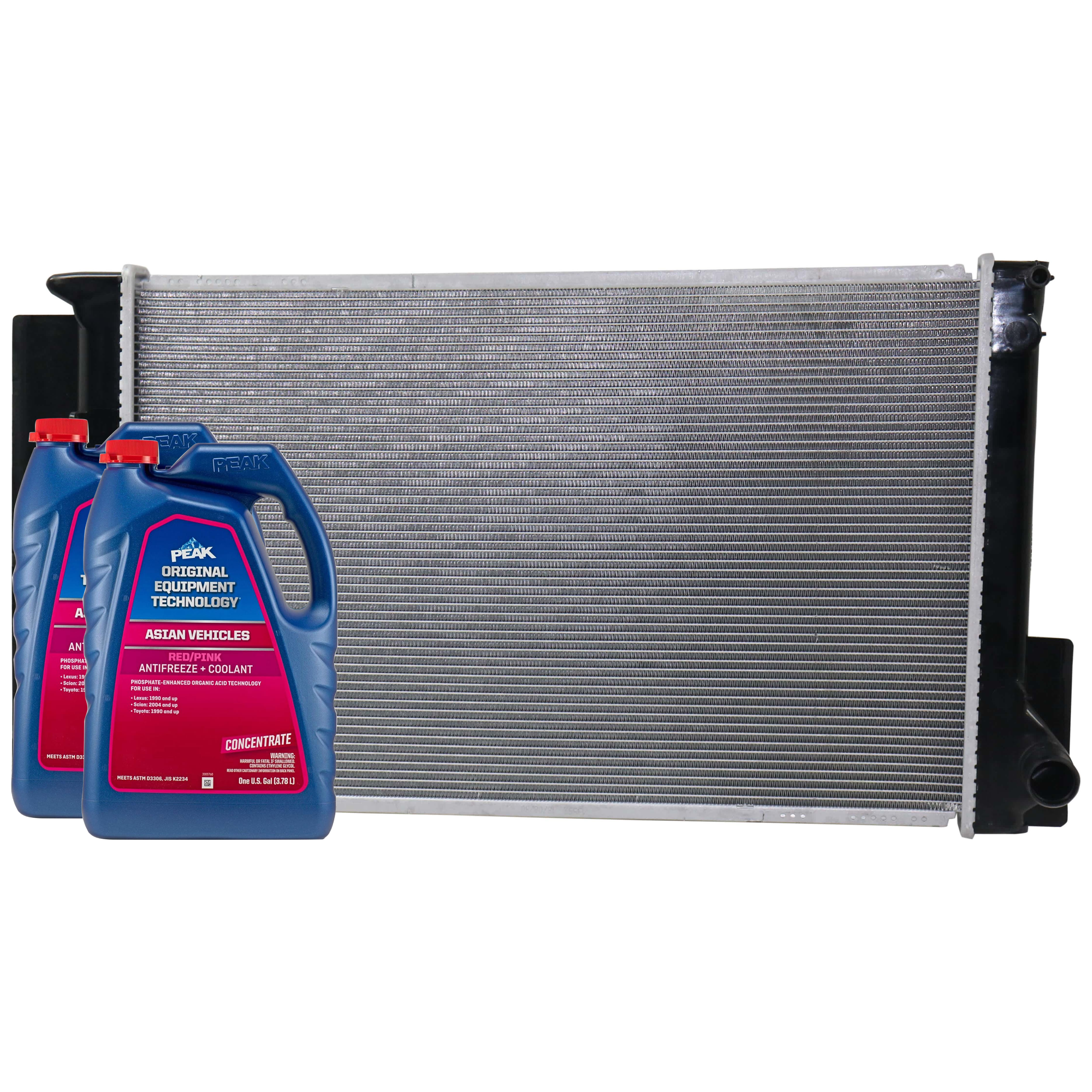 AM COROLLA IM 17-18 IM 16-16 RADIATOR 3 pc Kit includes Coolant Antifreeze SKU P13552-86-174POEM 2