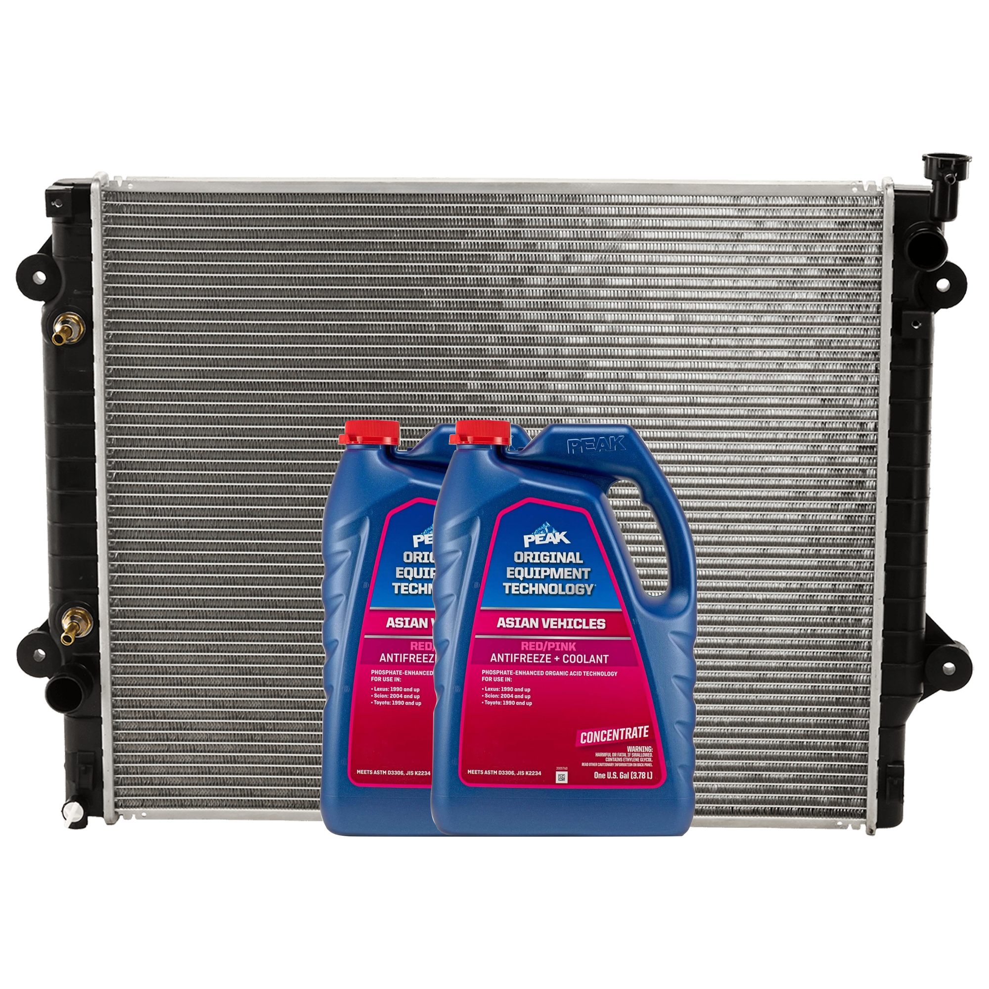 AM TACOMA 16-21 RADIATOR Kit with Coolant Antifreeze SKU P13565-86-174POEM 2