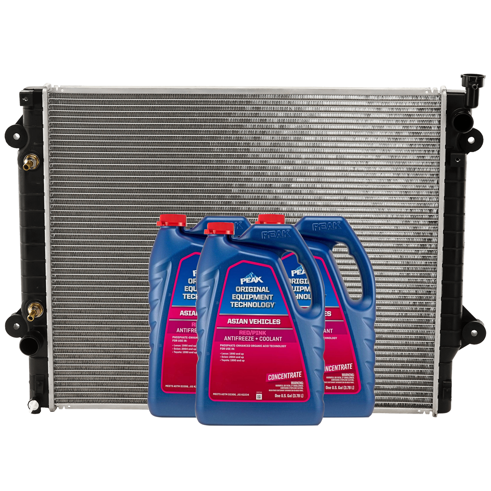 AM TACOMA 16-21 RADIATOR Kit with Coolant Antifreeze SKU P13565-86-174POEM 3