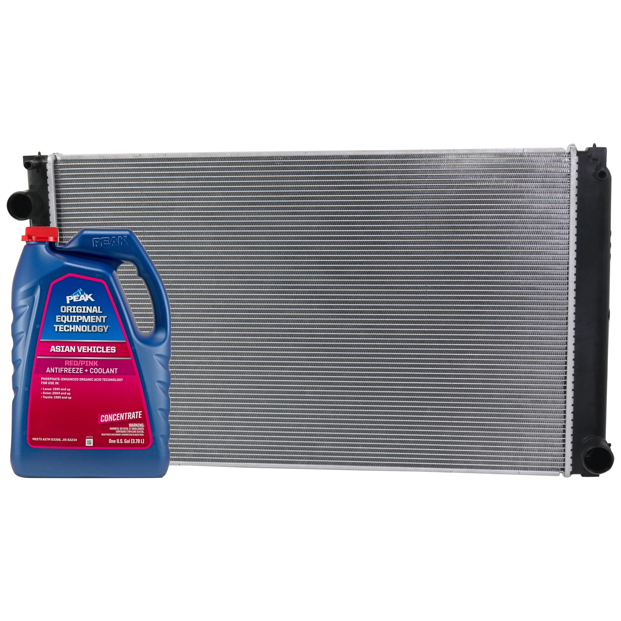 AM NX300H 15-21 RADIATOR 2 pc kit Includes Coolant Antifreeze SKU P13592-86-174POEM 1