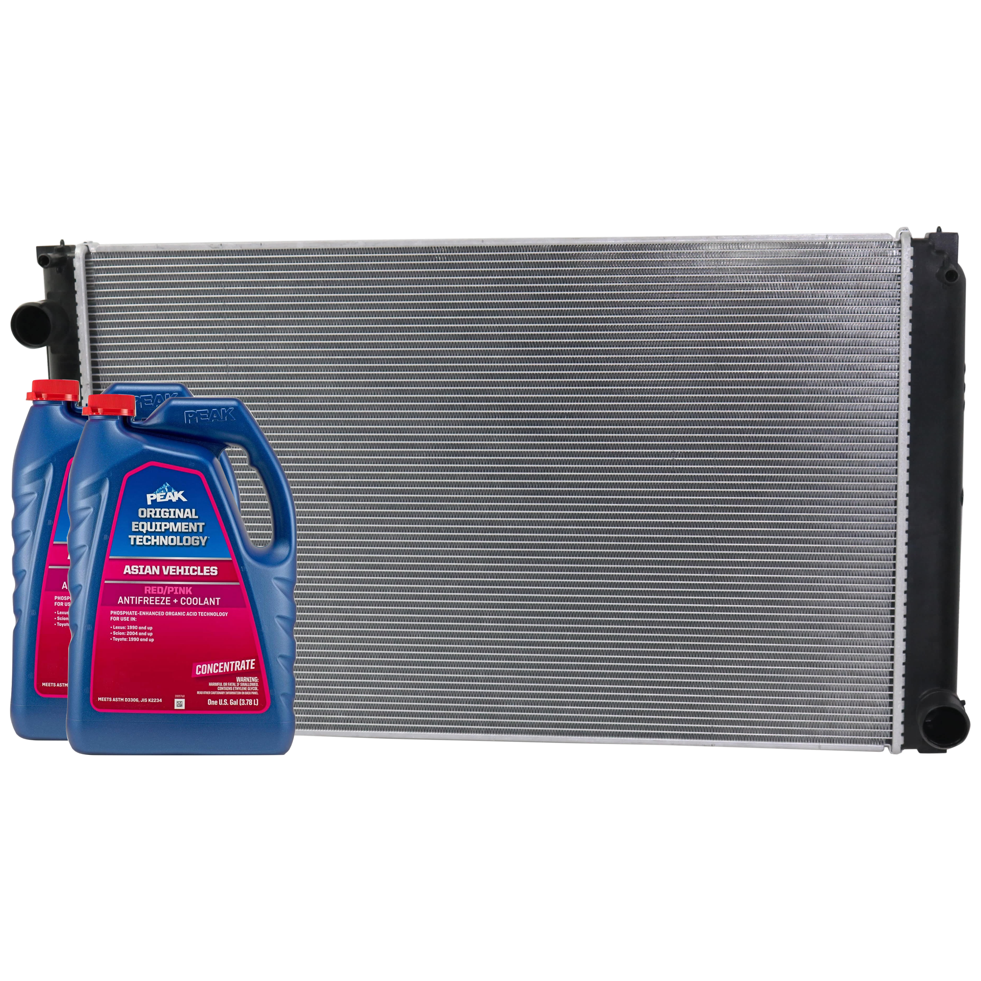 AM NX300H 15-21 RADIATOR 3 pc kit Includes Coolant Antifreeze SKU P13592-86-174POEM 2