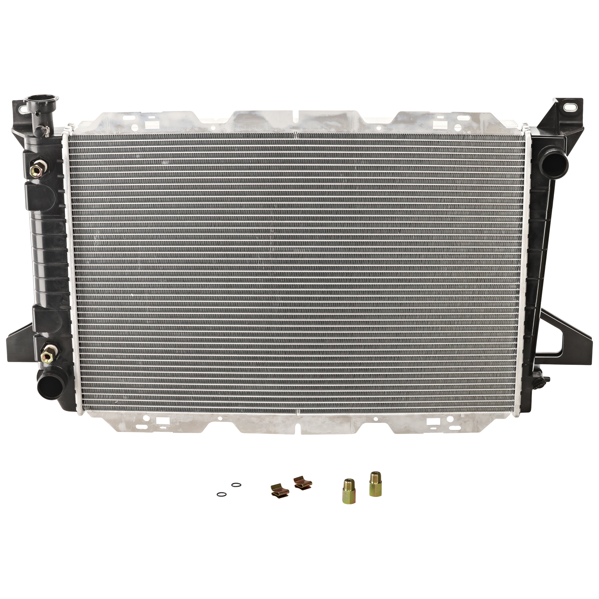 AM F 150-85-97 RADIATOR 8cyl 2 row W Hvy Duty Cooling SKU P1451 Partslink FO3010134 OEM F2TZ8005KA