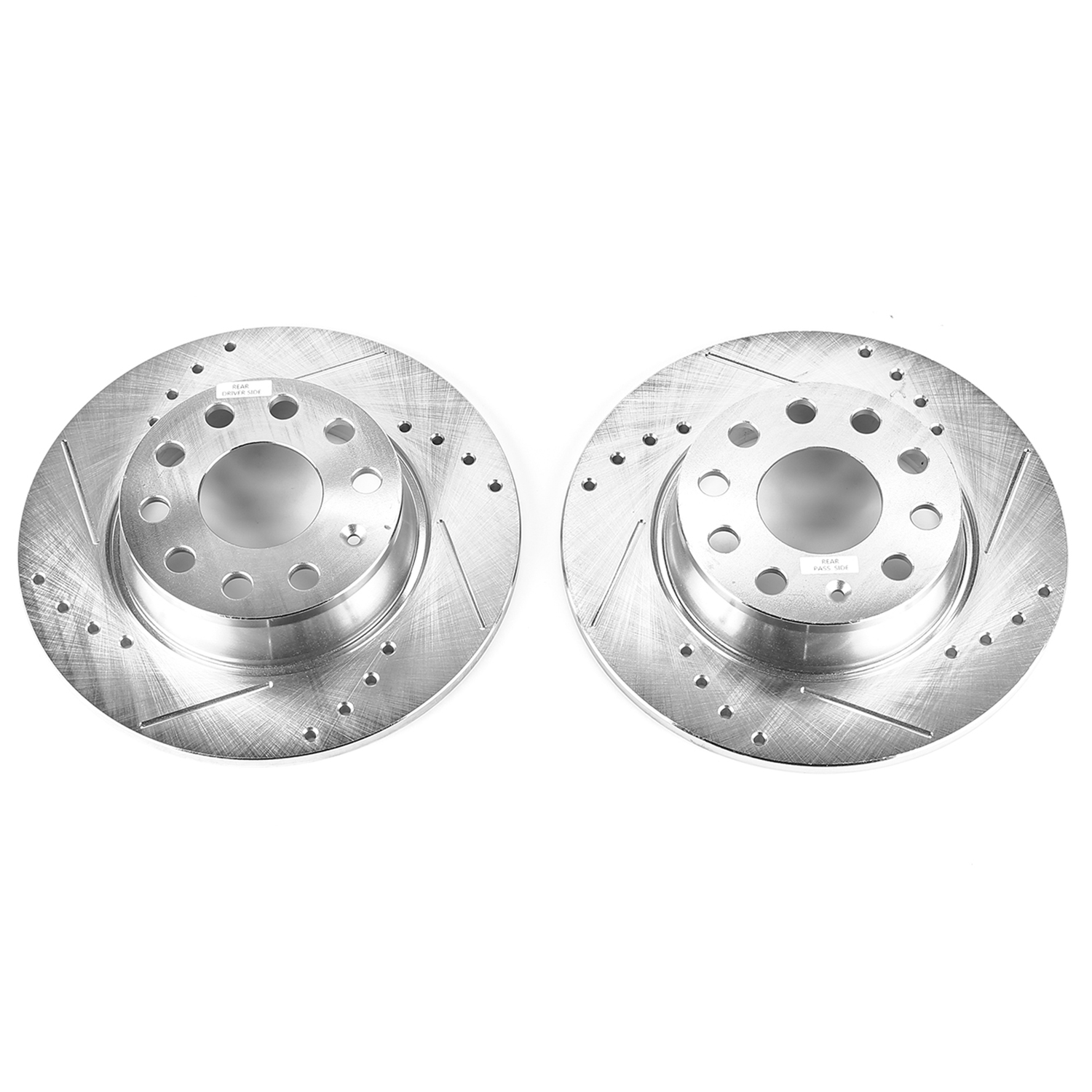 AM Drilled Slotted Rotor Pair SKU P15EBR1204XPR