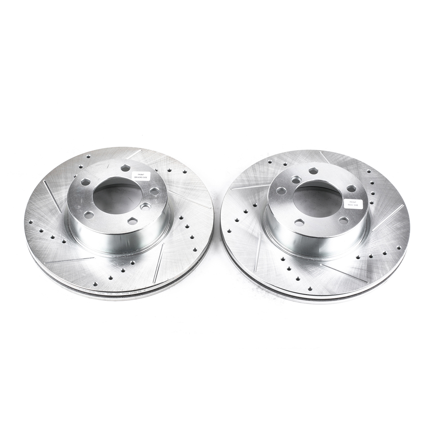 AM Drilled Slotted Rotor Pair SKU P15EBR858XPR