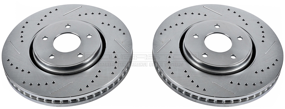 AM Drilled Slotted Rotor Pair SKU P15JBR1192XPR