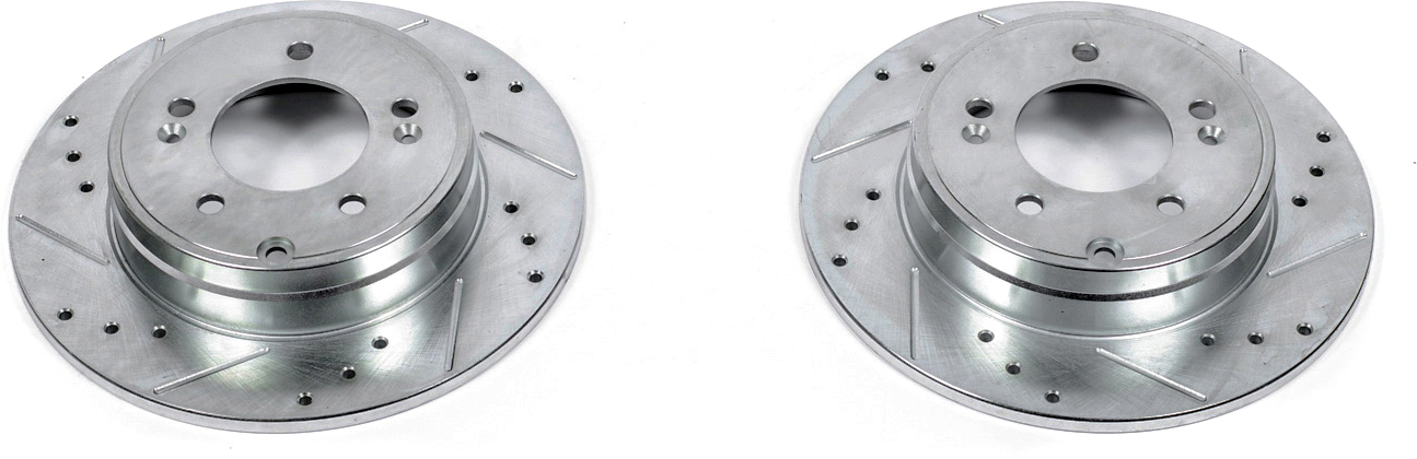 AM Drilled Slotted Rotor Pair SKU P15JBR1337XPR