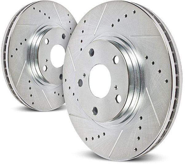 AM DRILLEDSLOTTED ROTOR PAIR SKU P15JBR1763XPR