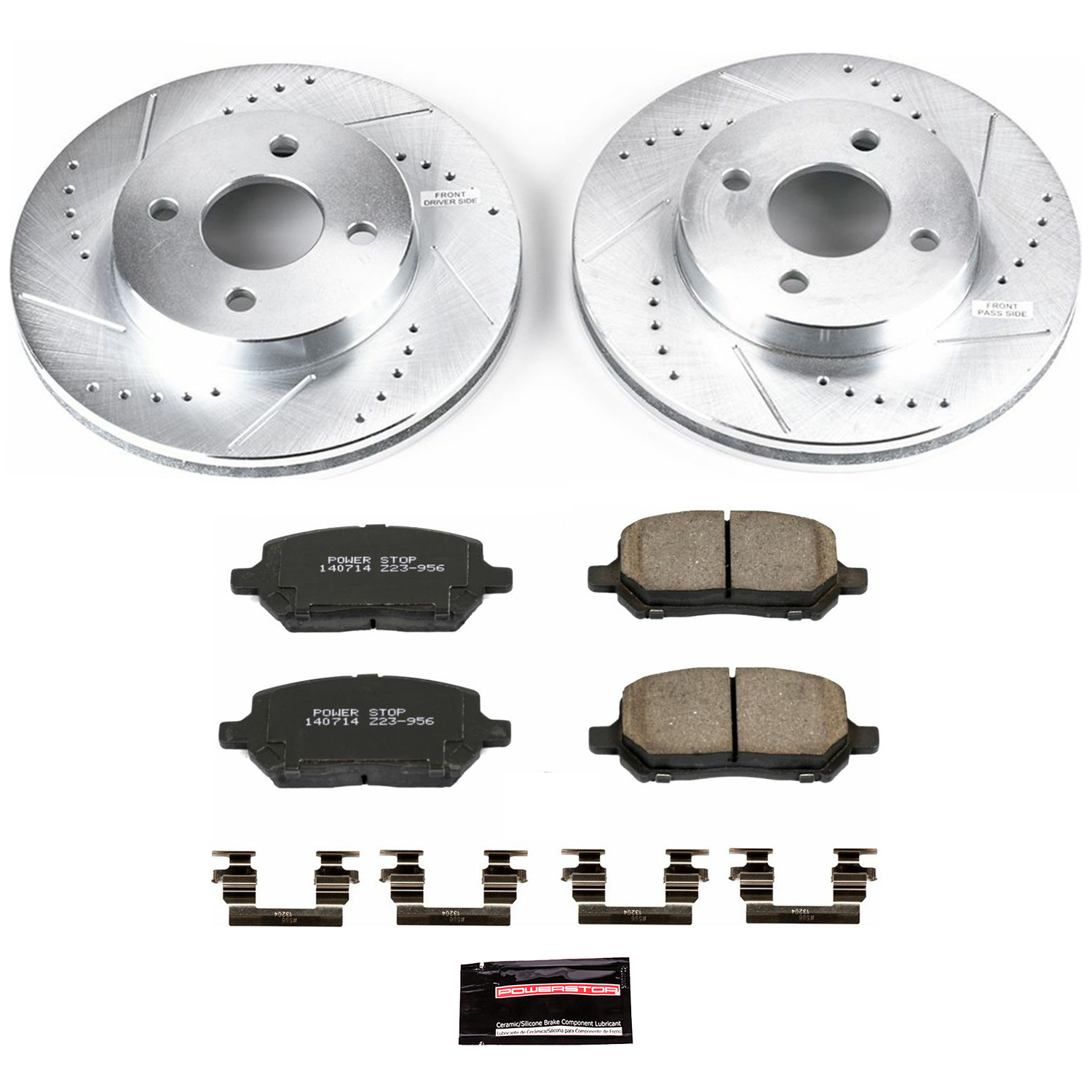 AM Powerstop Brake Disc and Pad Kit SKU P15K1604