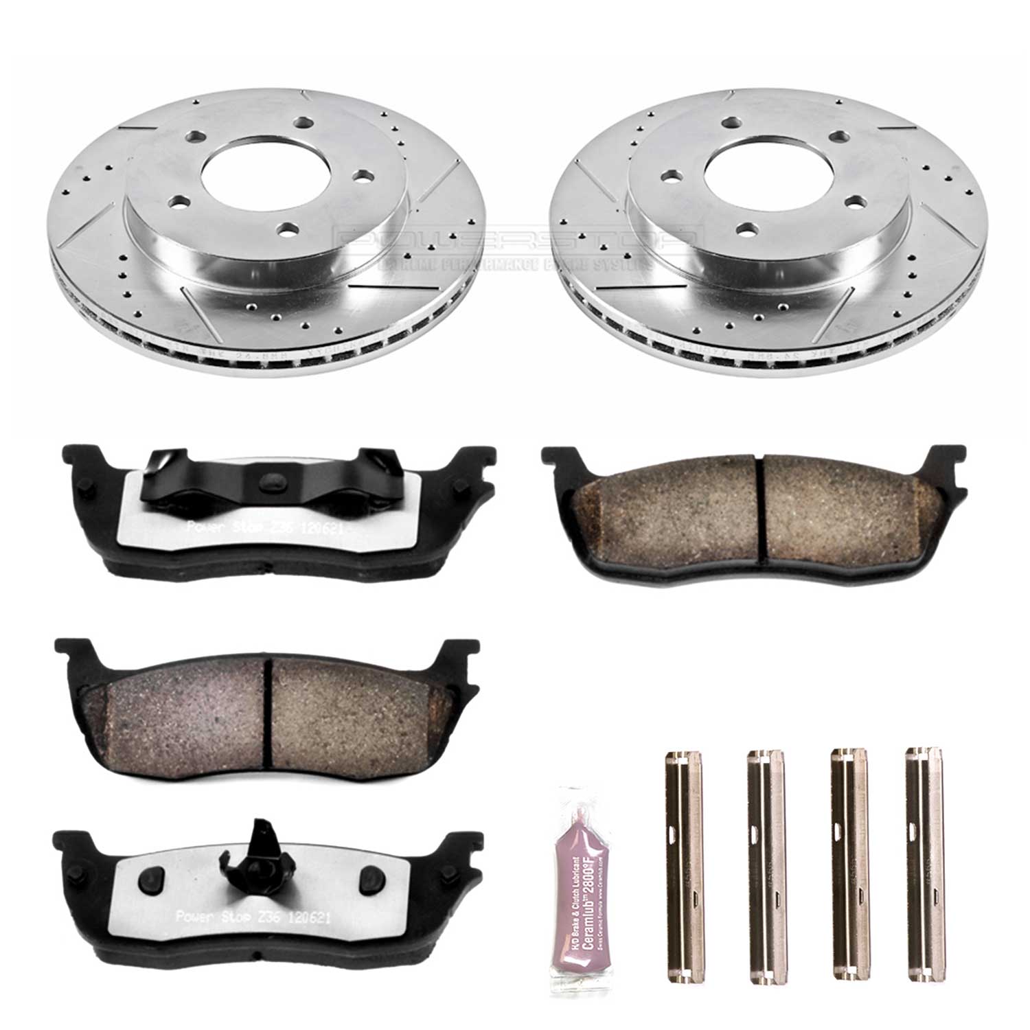AM Powerstop Brake Disc and Pad Kit SKU P15K186636