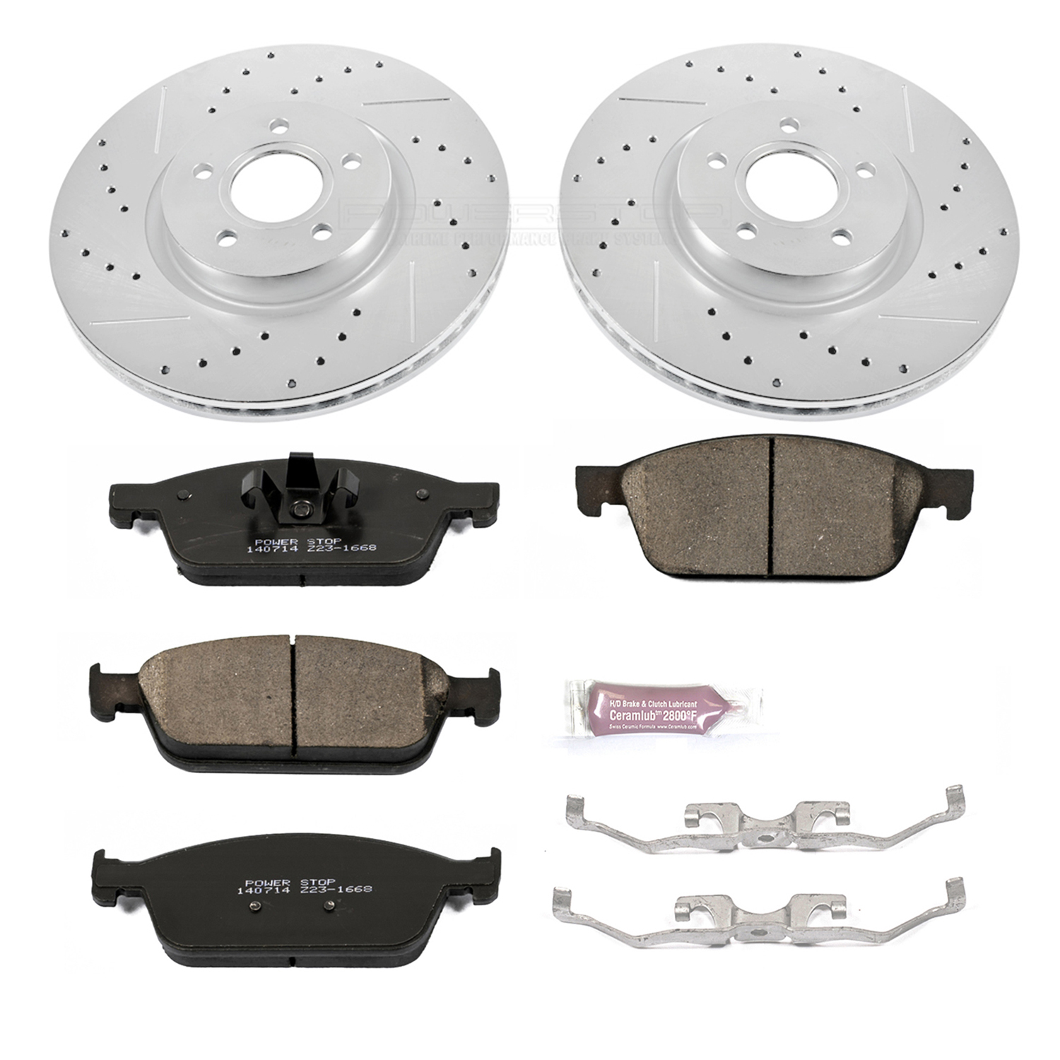 AM 1 CLICK BRAKE KIT 2013-2014 FORD FOCUS Front SKU P15K6479
