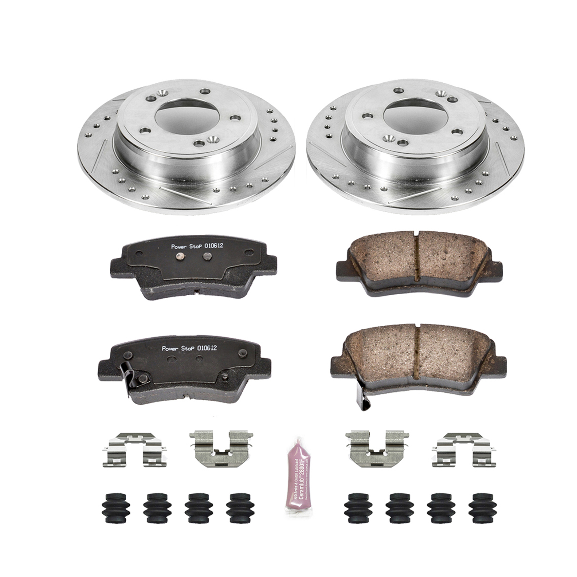 AM 1 CLICK BRAKE KIT Rear 2011-2013 HYUNDAI ELANTRA SKU P15K6501