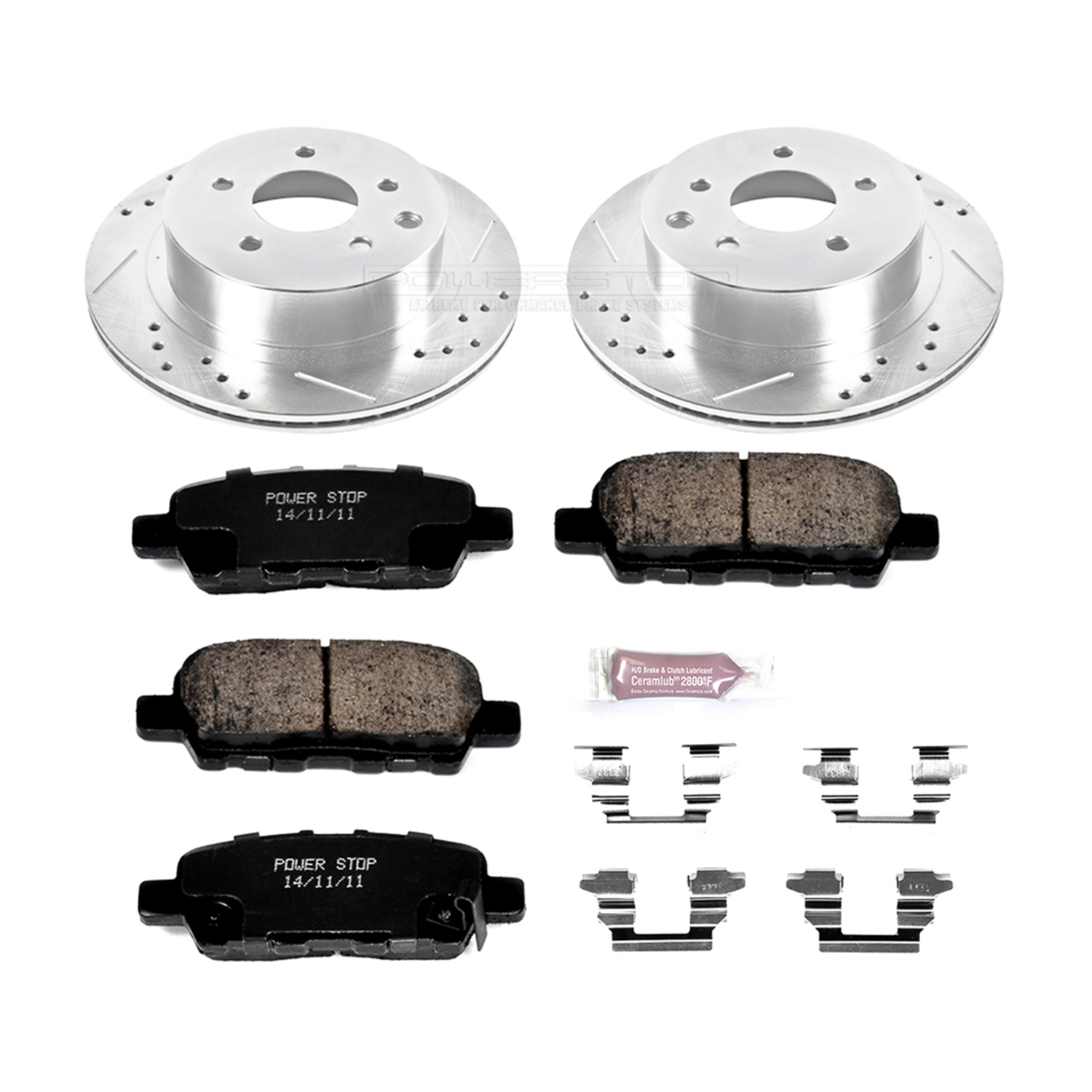 AM 1 CLICK BRAKE KIT 2014 NISSAN ROGUE SKU P15K6761