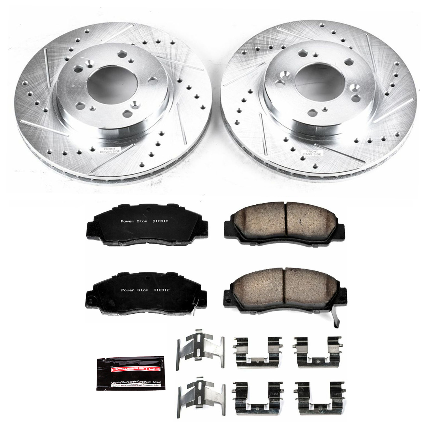 AM Powerstop Brake Disc and Pad Kit SKU P15K704