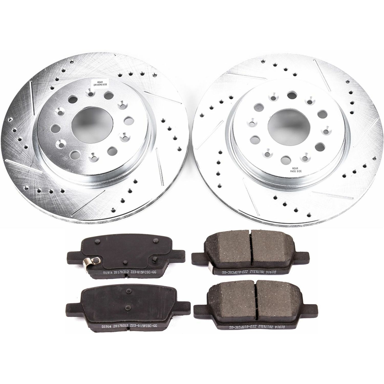 AM Brake Disc and Pad Kit SKU P15K7411