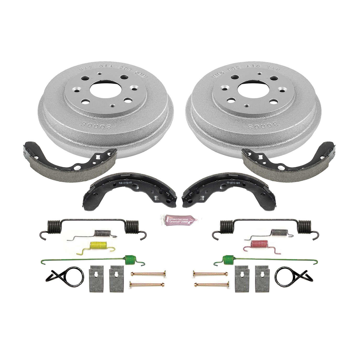 AM Brake Drum and Shoe Kit SKU P15KOE15357DK