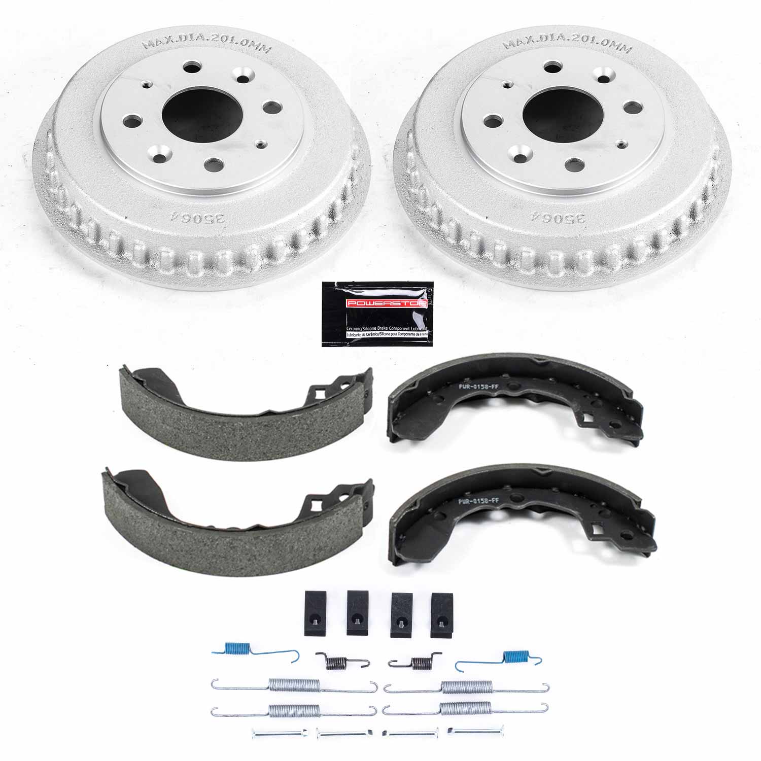 AM Brake Drum and Shoe Kit SKU P15KOE15372DK