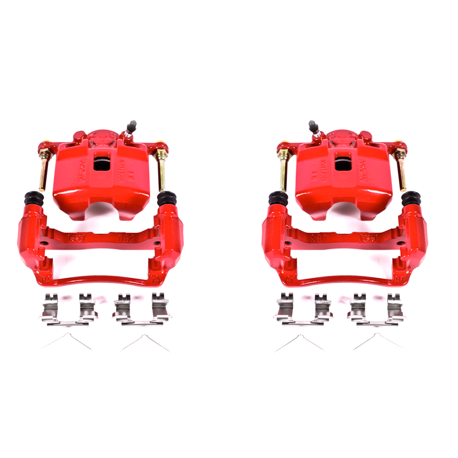 AM Red Powdercoated Caliper Pair SKU P15S2796