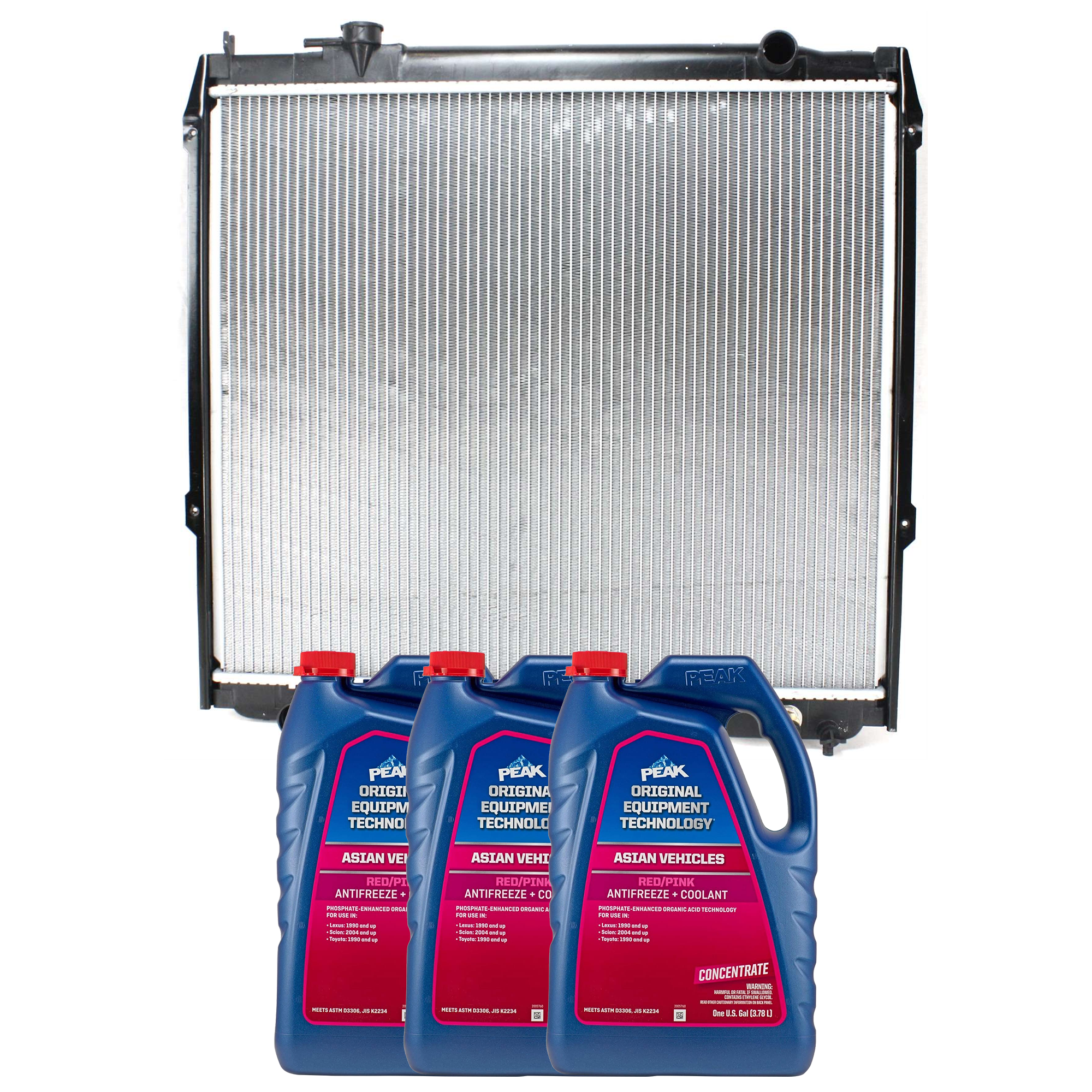 AM TACOMA 04-04 RADIATOR 4 pc Kit includes Coolant Antifreeze SKU P1755-86-174POEM 3