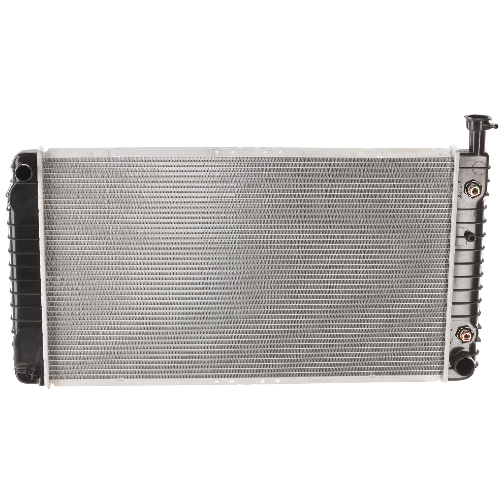 AM EXPRESS VAN 96-02 RADIATOR Gas w o Oil Cooler 30x17 in. core 4.3L 5.0L 5.7L SKU P2044 Partslink GM3010305 OEM 15762438