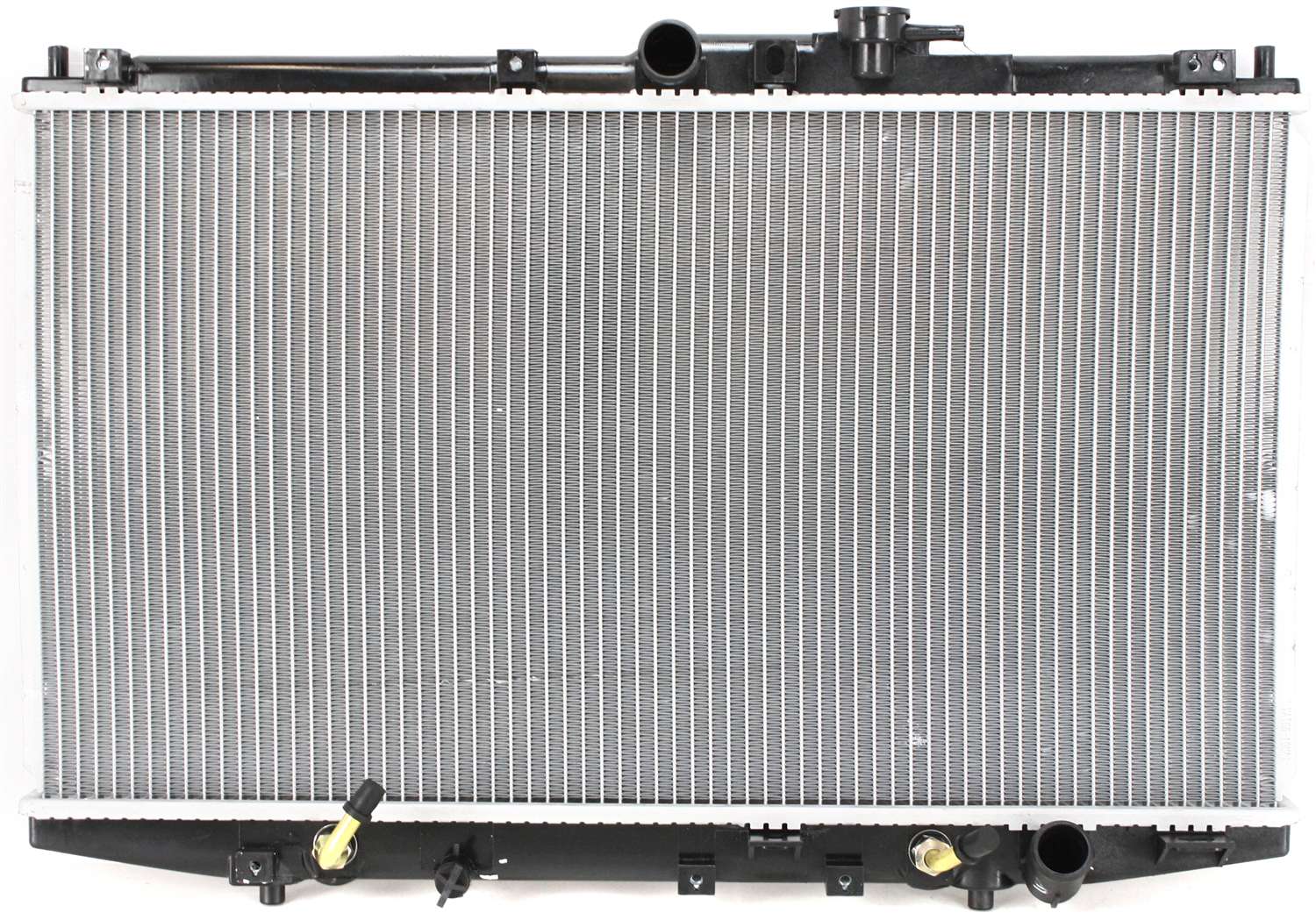 AM ACCORD 98-02 RADIATOR Aluminum Core 4 Cyl. 2.3L Engine 1 Row Core Denso Type SKU P2148 Partslink HO3010103 OEM 19010PAAA53