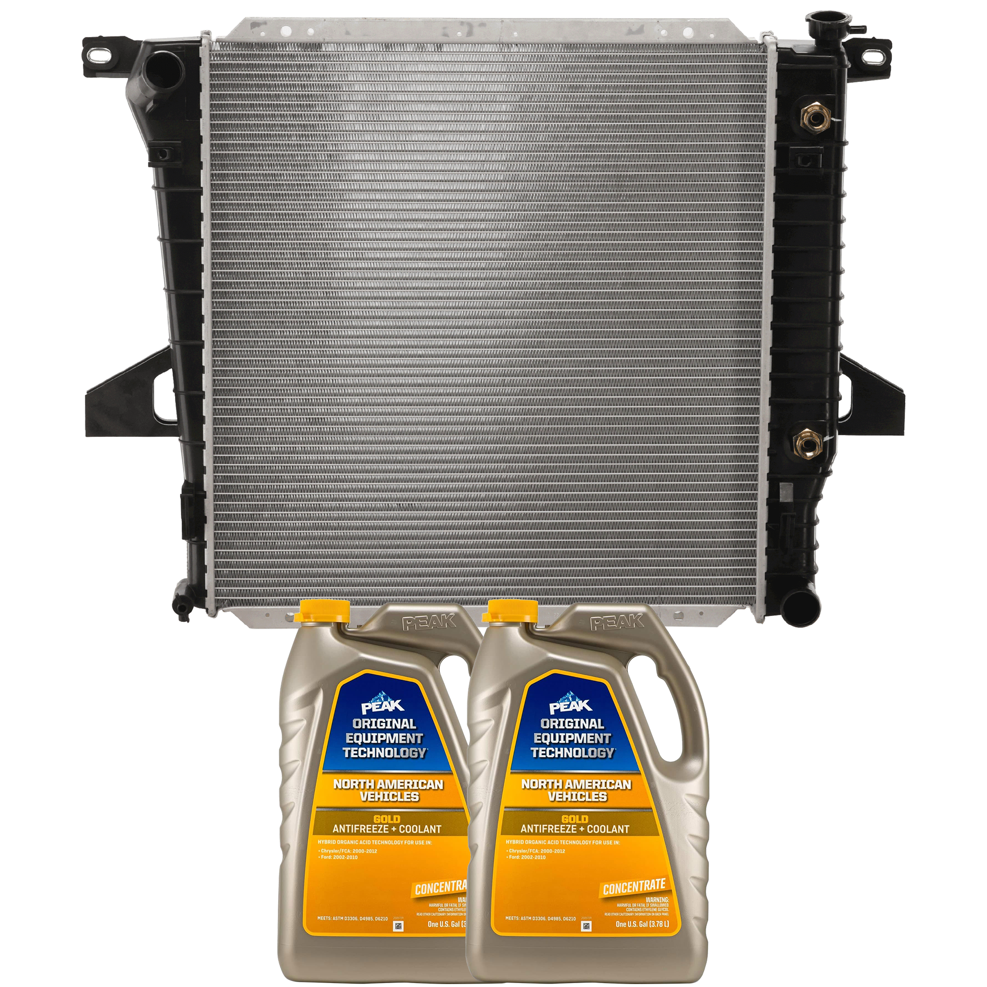 AM RANGER 98-98 RADIATOR 3 pc Kit includes Coolant Antifreeze SKU P2172-86-734GOEM 2