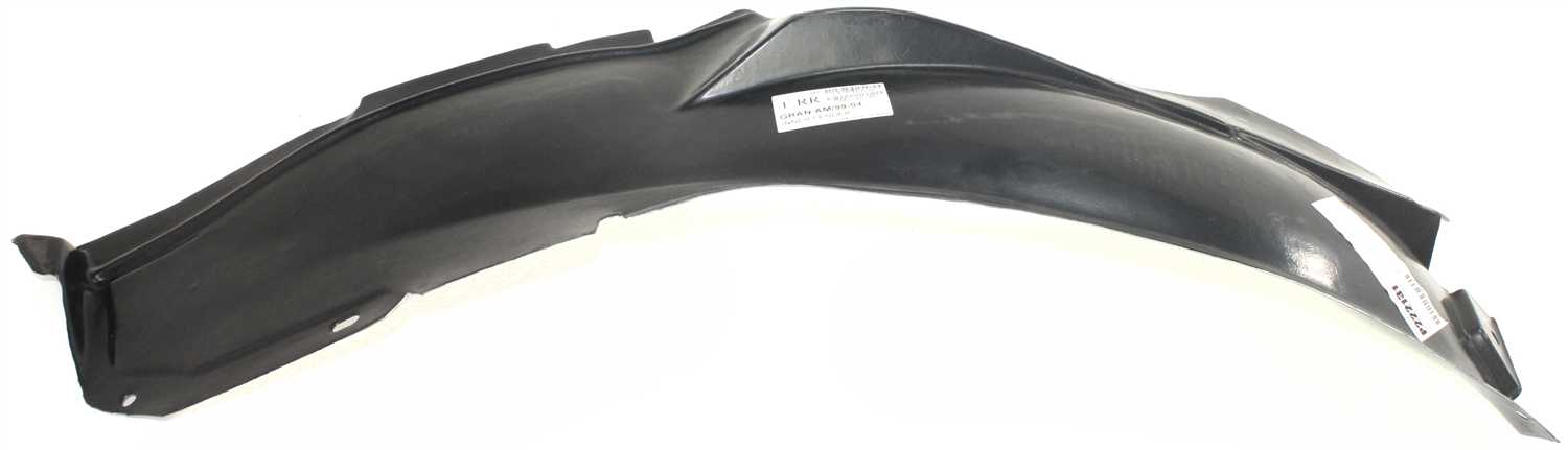 AM GRAND AM 99-05 FRONT FENDER LINER RH Rear Section SKU P222131 Partslink GM1249148 OEM 22611444