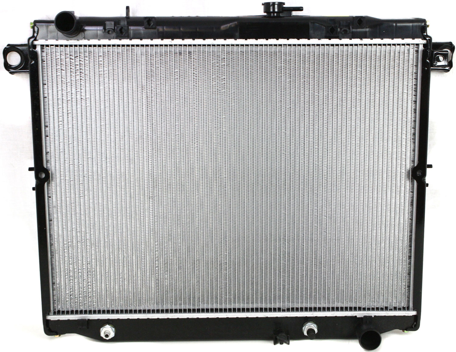 AM LAND CRUISER LX470-98-07 RADIATOR 8 Cyl. 4.7L Engine 2 row Core w 7 plate Cooler SKU P2282 Partslink TO3010137 TO3010273 OEM 1640050360-1640050290