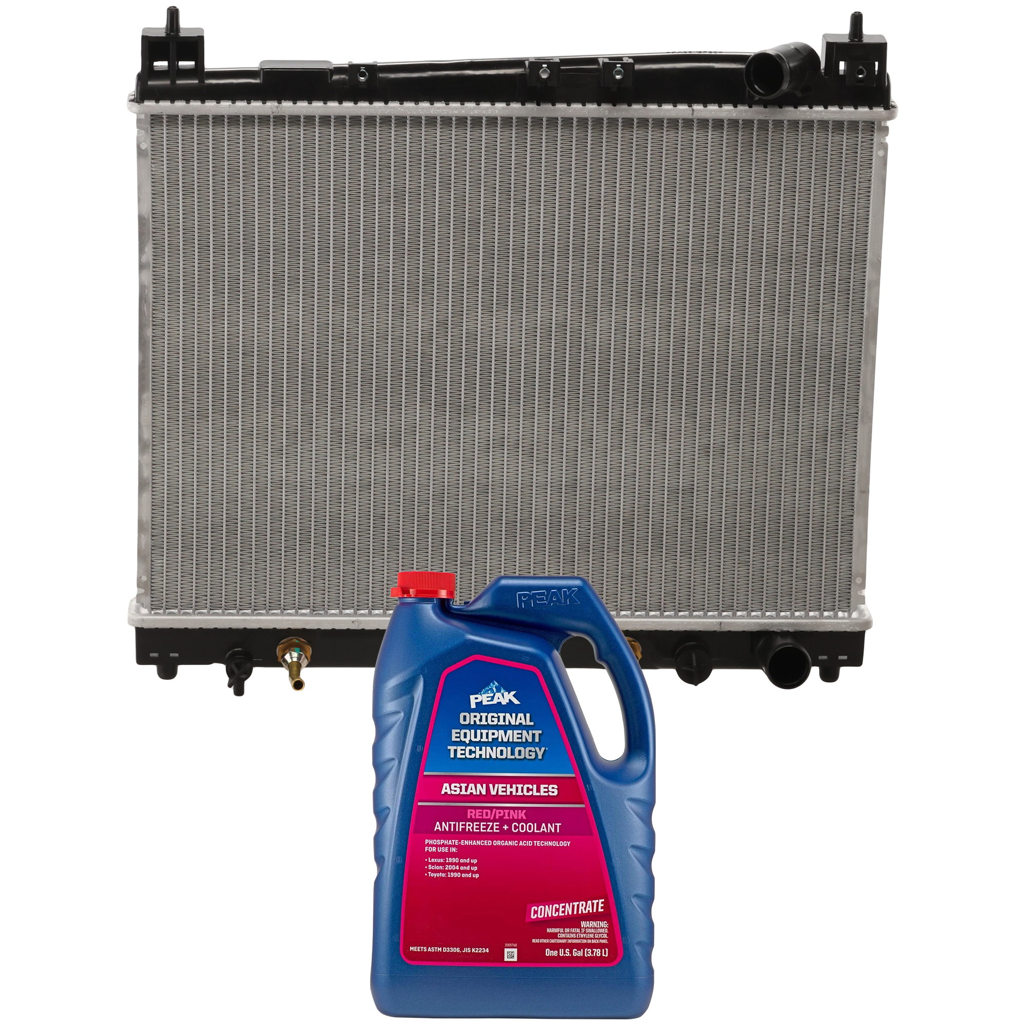 AM XA XB 04-06 RADIATOR 2 pc kit with Coolant Antifreeze SKU P2305-86-174POEM 1