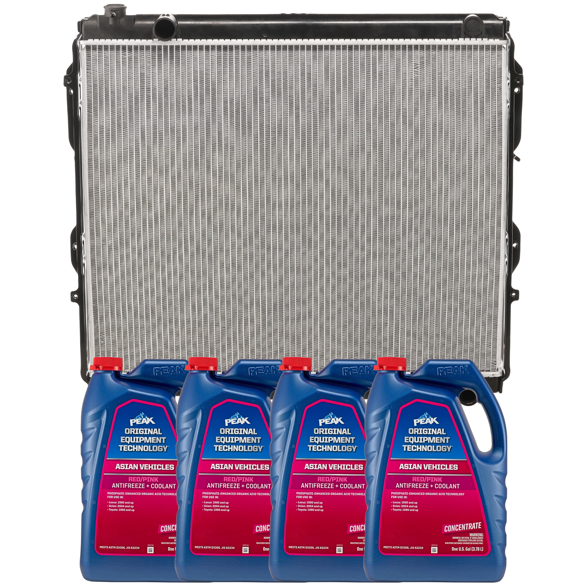 AM TUNDRA 05-05 RADIATOR 5 pc kit with Coolant Antifreeze SKU P2321-86-174POEM 4