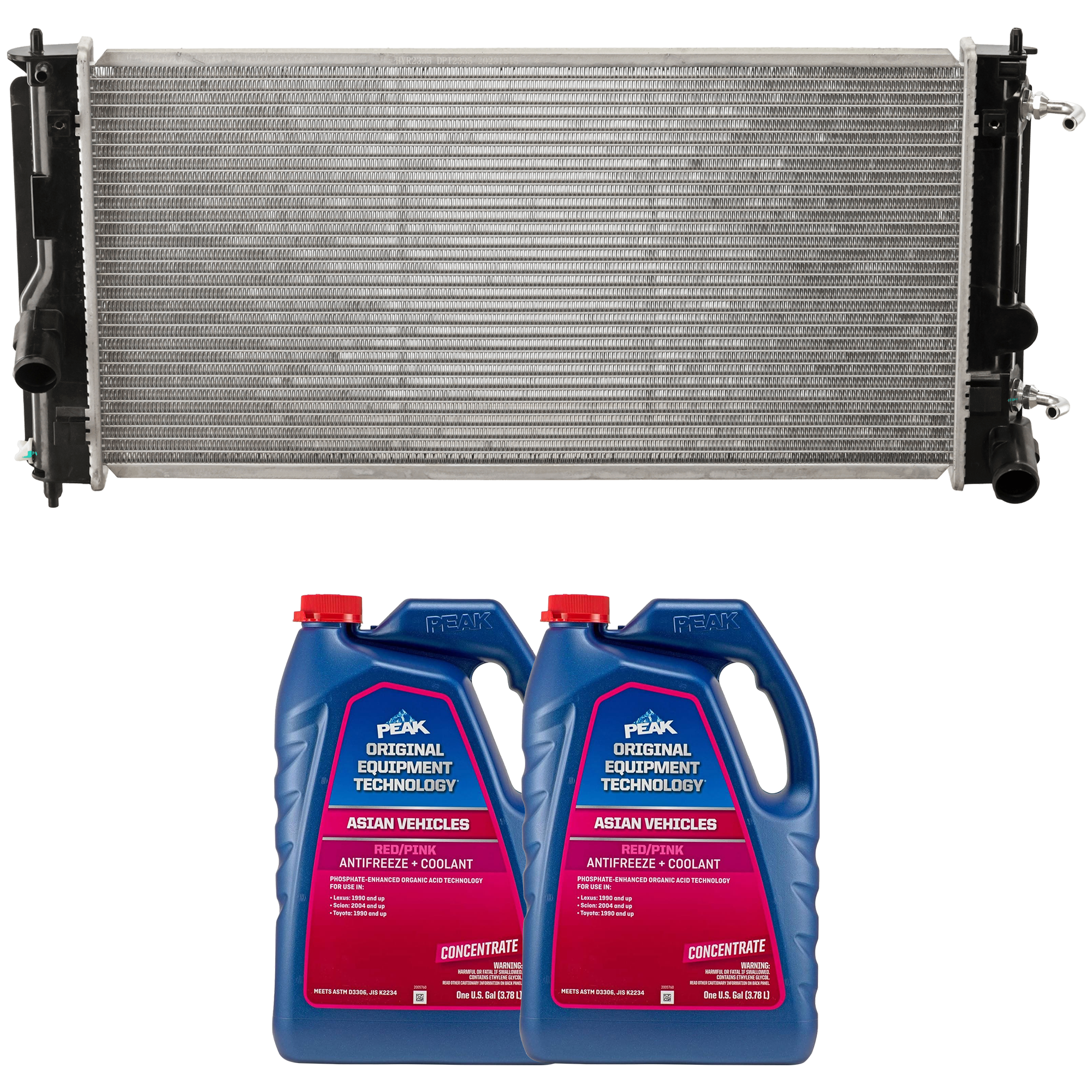 AM CELICA 04-05 RADIATOR 3 pc kit with Coolant Antifreeze SKU P2335-86-174POEM 2