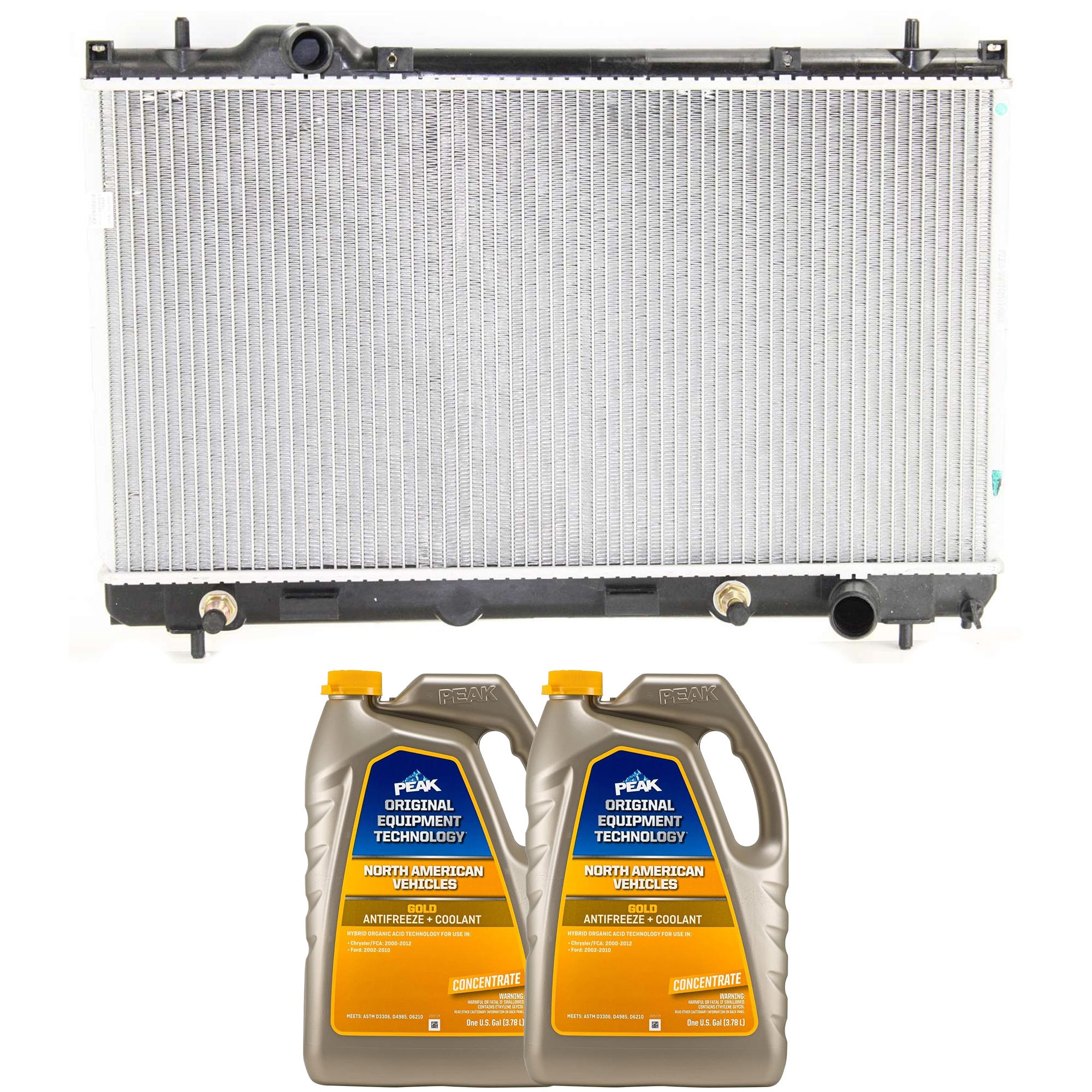 AM NEON 00-05 RADIATOR 3 pc kit with Coolant Antifreeze SKU P2363-86-734GOEM 2