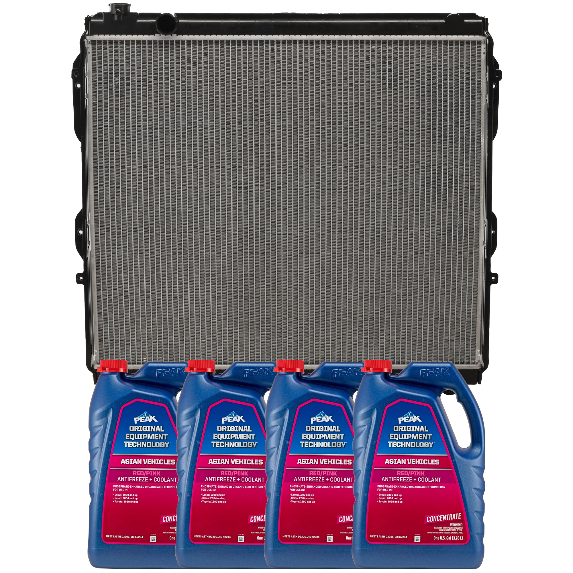 AM SEQUOIA 04-07 RADIATOR 5 pc kit with Coolant Antifreeze SKU P2376-86-174POEM 4