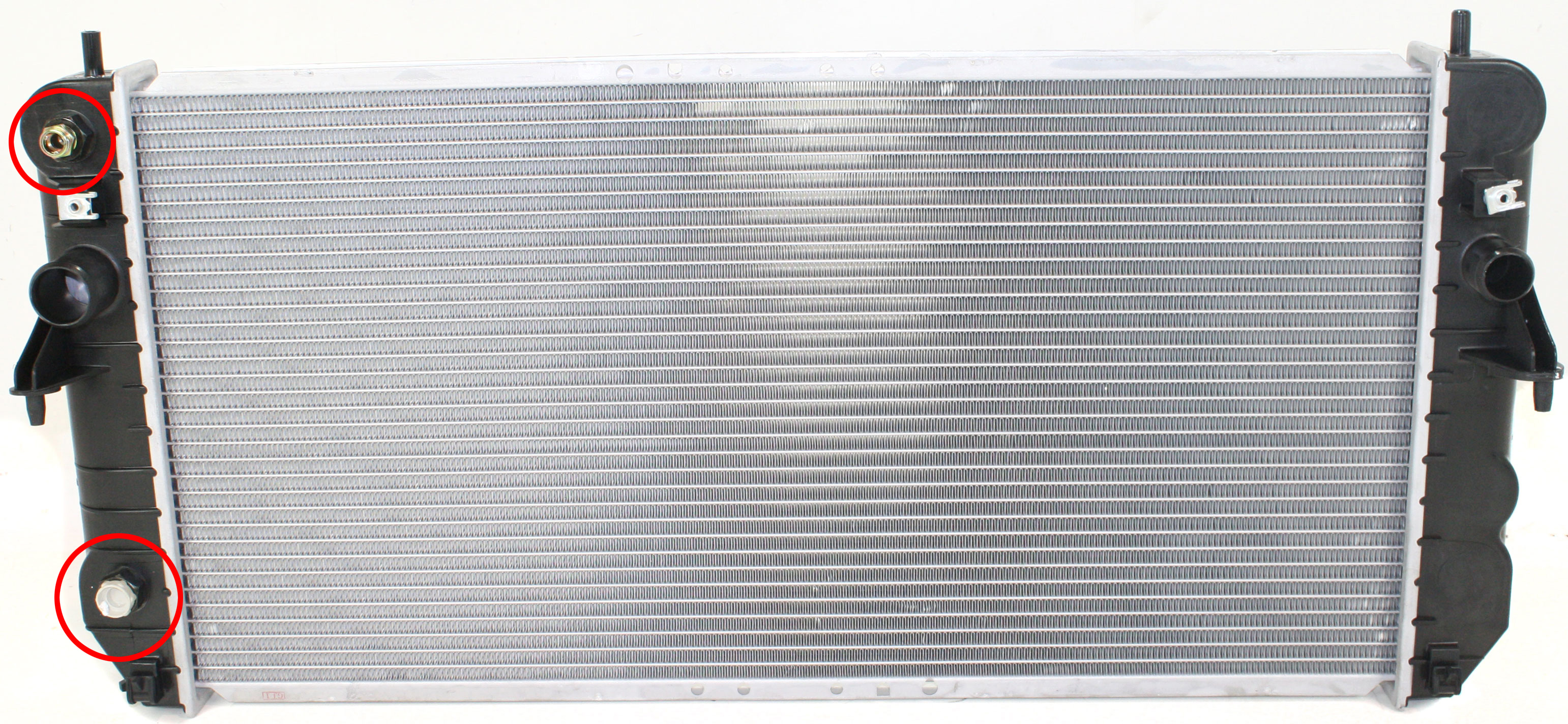 AM DEVILLE 01-05 AURORA 01-03 RADIATOR w o Engine Oil Cooler 8Cyl SKU P2491 Partslink GM3010204 OEM 89018715